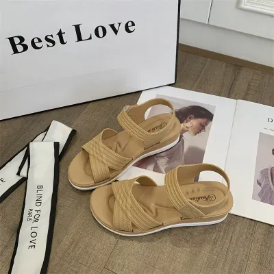 WOMEN'S CROSS STRAP BEACH SHOES